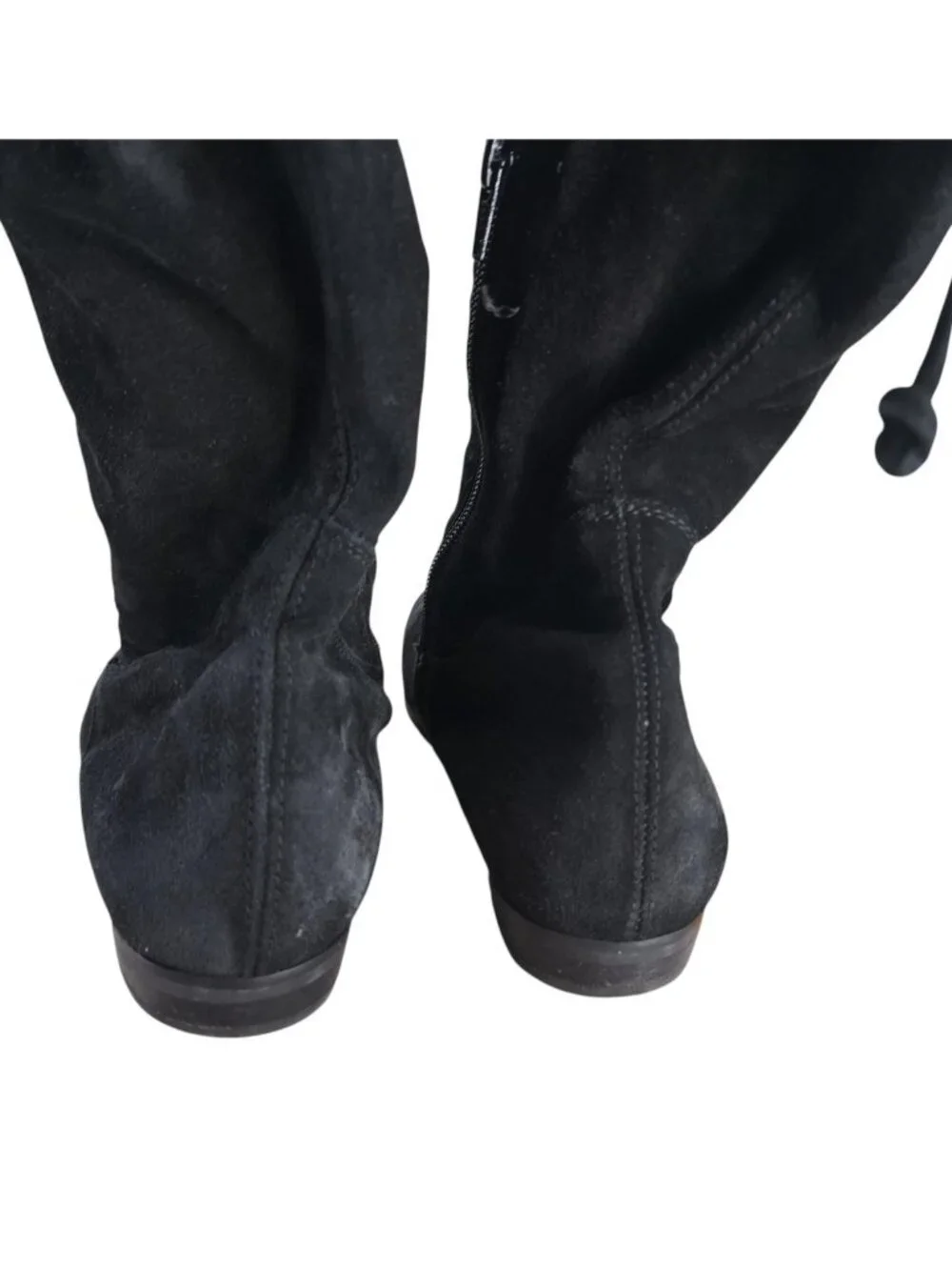 Paul Green Pull On Suede Over the Knee Riding Boots Size UK 6.5 US 9 Goth Pirate